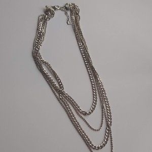 Silpada .925 multi strand necklace
